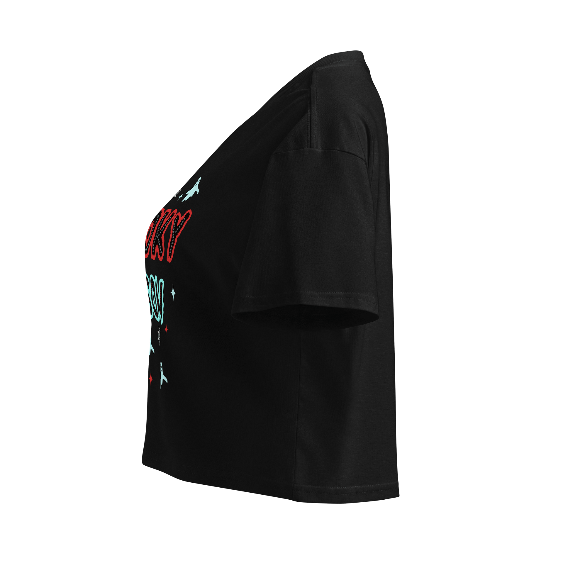 Spooky Season Ghost Crop Top product image (5)
