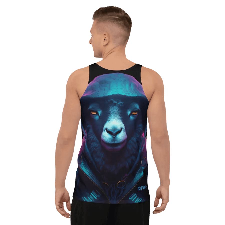 IDFKtv Black Sheep Full Color Tank Top product image (1)
