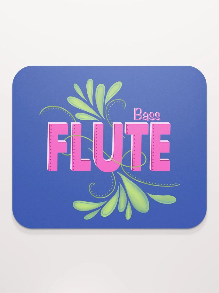 Flute Flourish Mouse Pad - Bass product image (1)