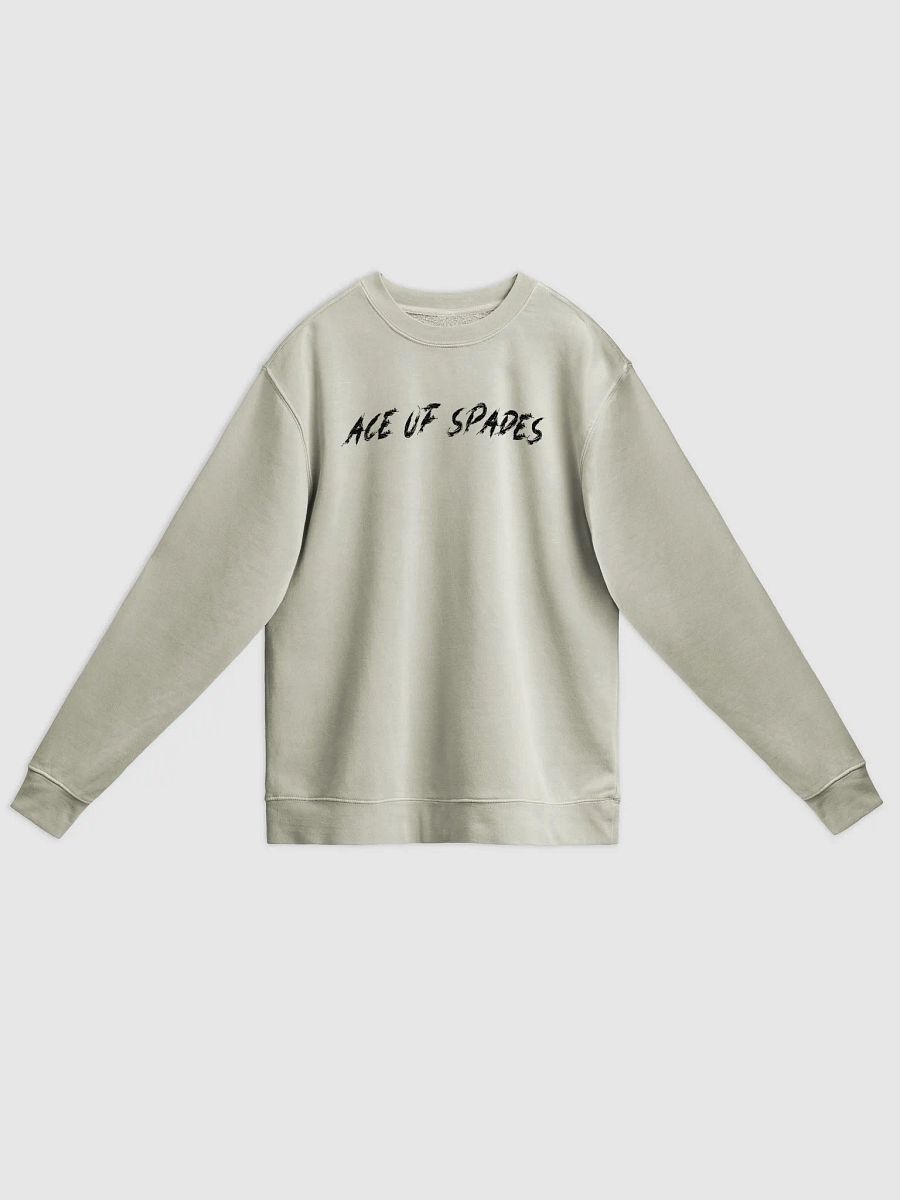 ACE OF SPADES ♠️ unisex midweight pigment dyed sweatshirt product image (1)