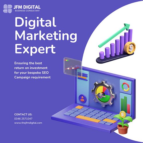 Innovate and Thrive with JFM Digital! We provide comprehensive solutions in Digital Marketing, Construction, and Taxation, ta...