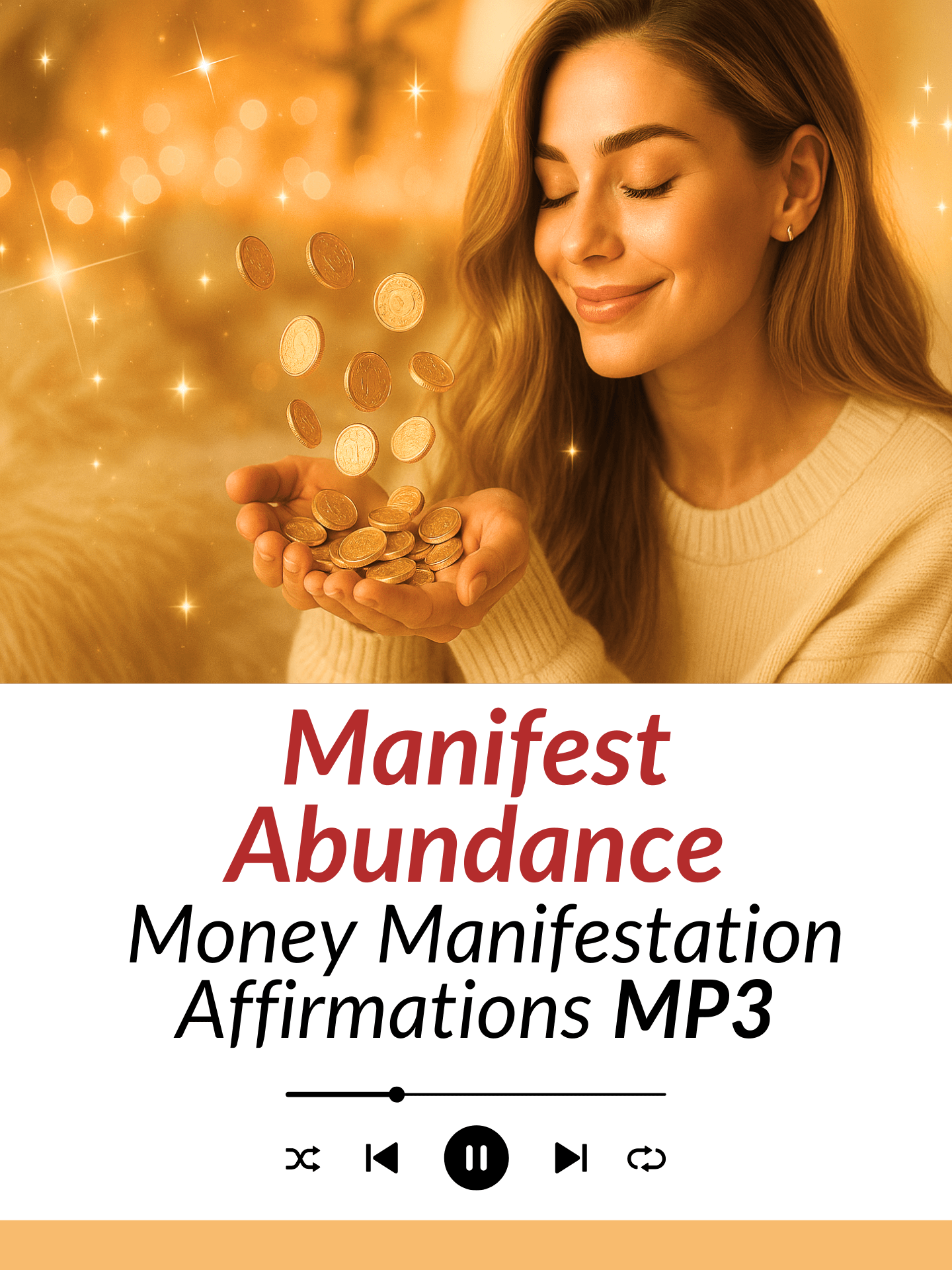 57 Money Affirmations: Manifest Abundance, Wealth & Freedom | MP3 Audio Download product image (1)