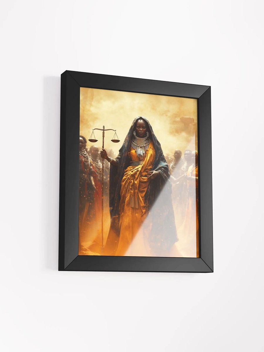 The African Great Mother: Guardian of Strength and Morality - Framed Matte Poster product image (19)