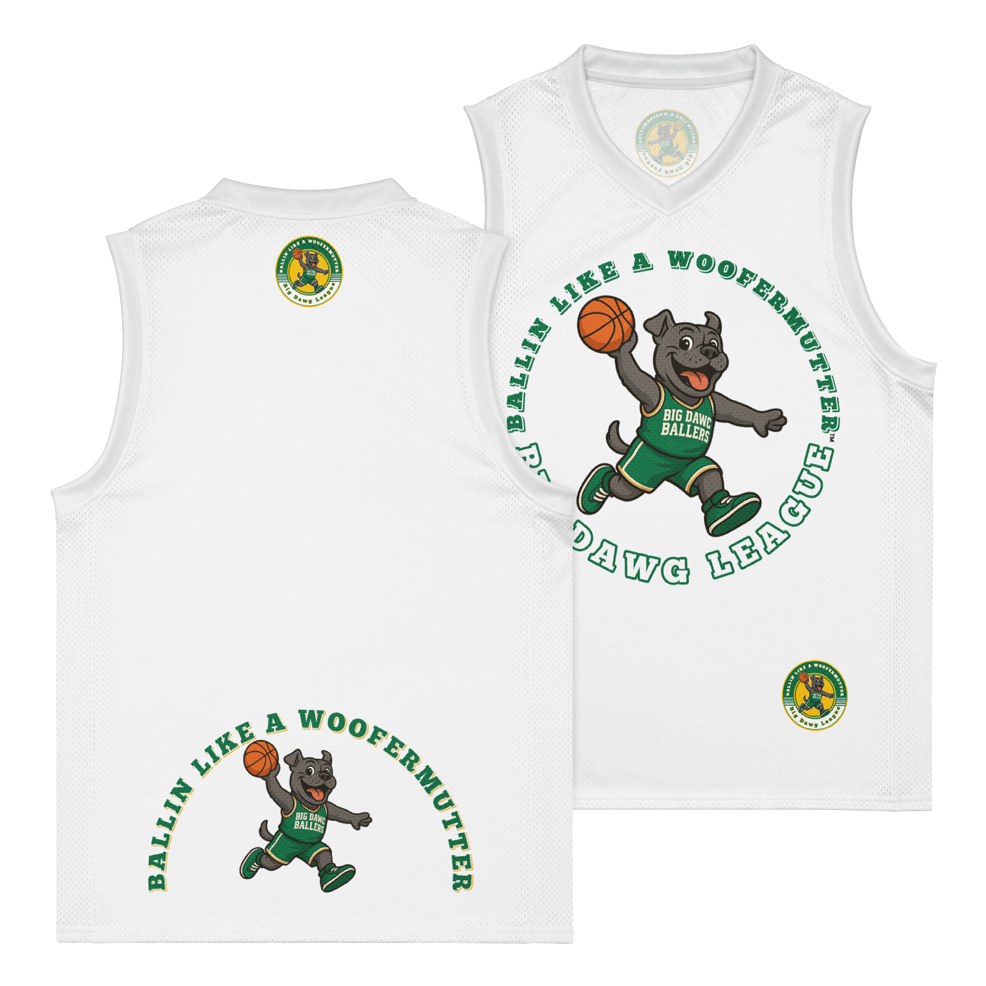 Cane Corso Ballin Like A WooferMutter™ Premium Basketball Jersey product image (1)