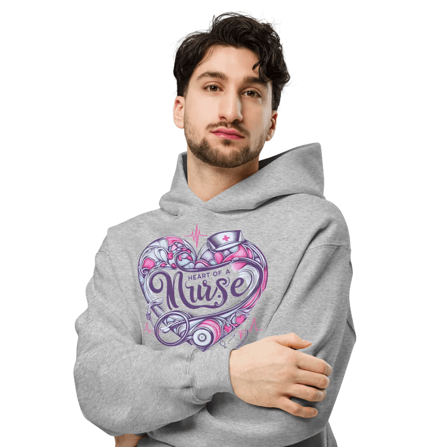 Nurse Heartbeat Oversized Hoodie product image (26)