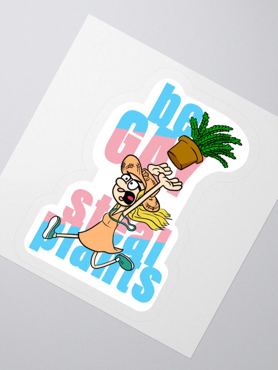 Fern Girl Sticker (Trans) product image (2)