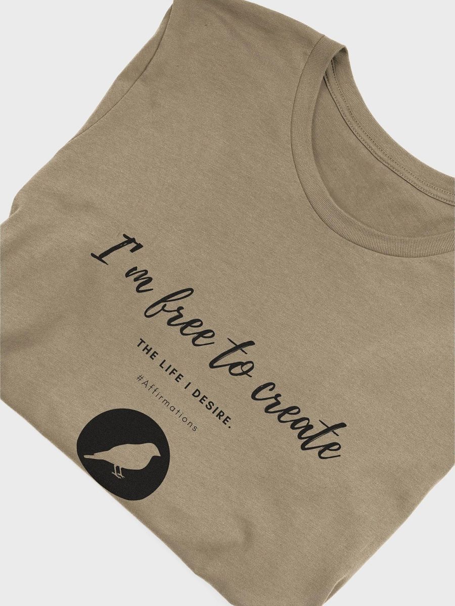 I'm free to create Dark Unisex Super soft T-Shirt product image (24)