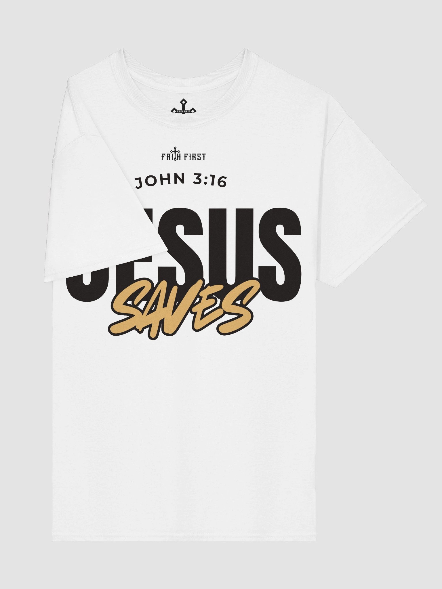 John 3:16 - Jesus Saves Unisex T-Shirt product image (6)