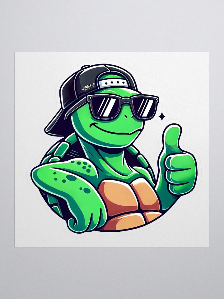Turtle Jungle Crew Sticker product image (1)