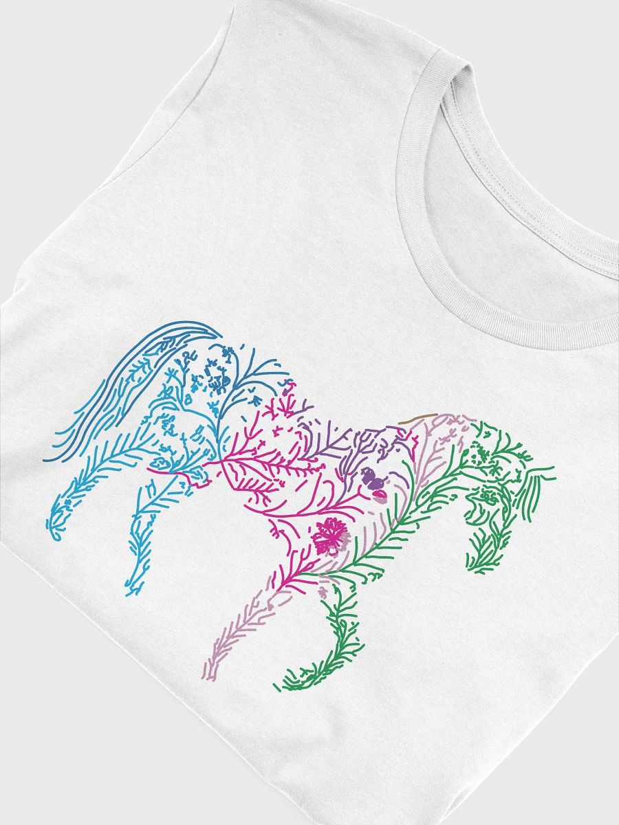 Bella Canvas Floral Elegance Horse T-Shirt product image (55)
