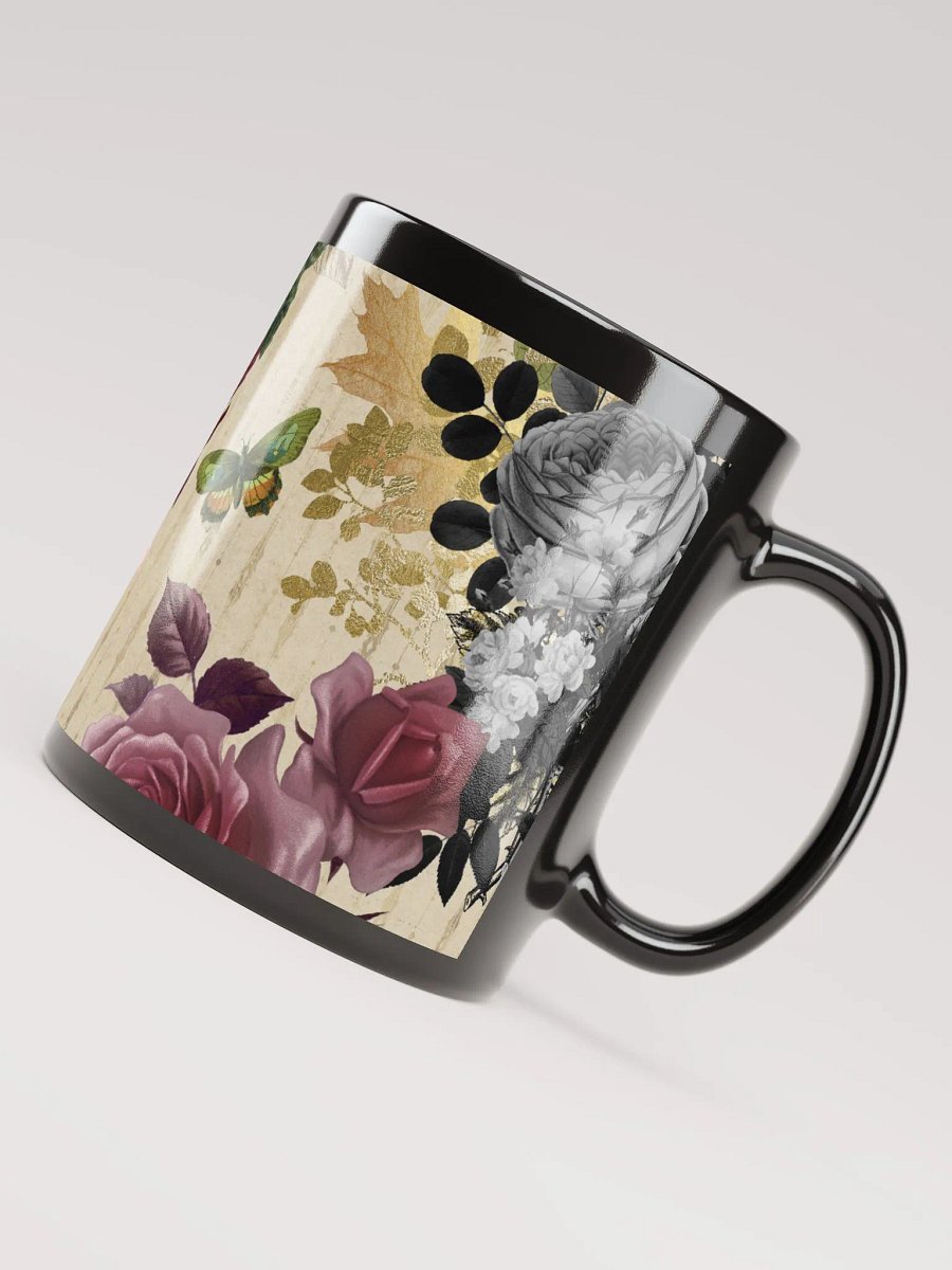Garden Witchery #2 BLACK GLOSSY MUG product image (4)