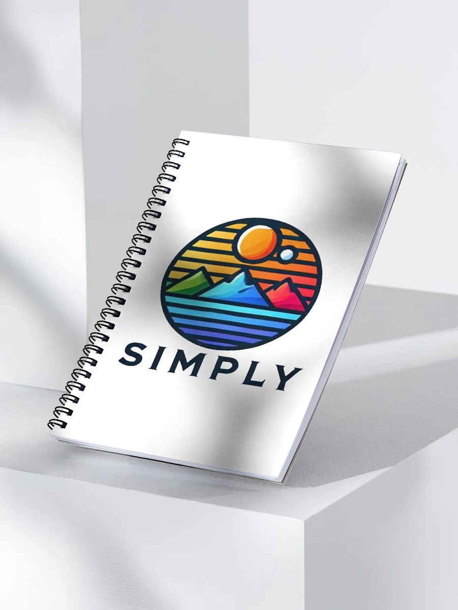 Simply Serene Spiral Notebook product image (3)