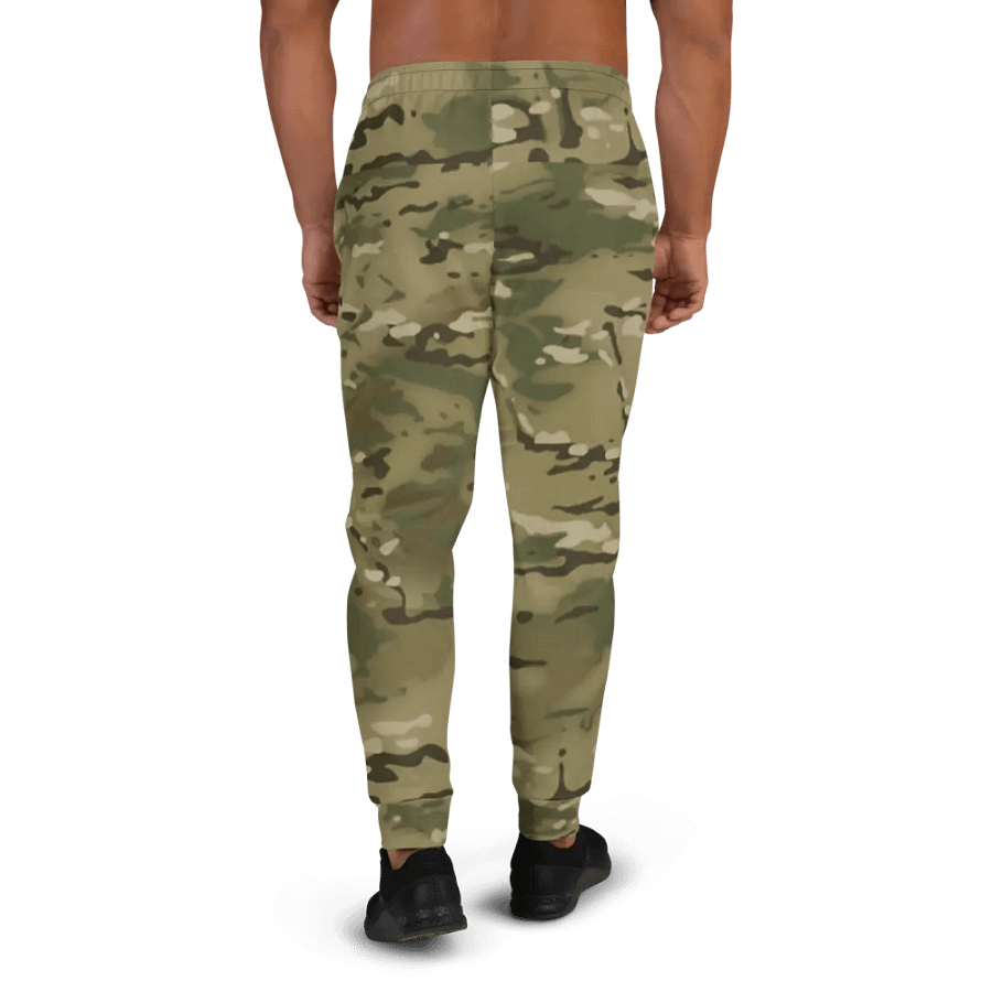 Faithful Camo: 1 Corinthians 16:13 Male Joggers - Multicam product image (3)
