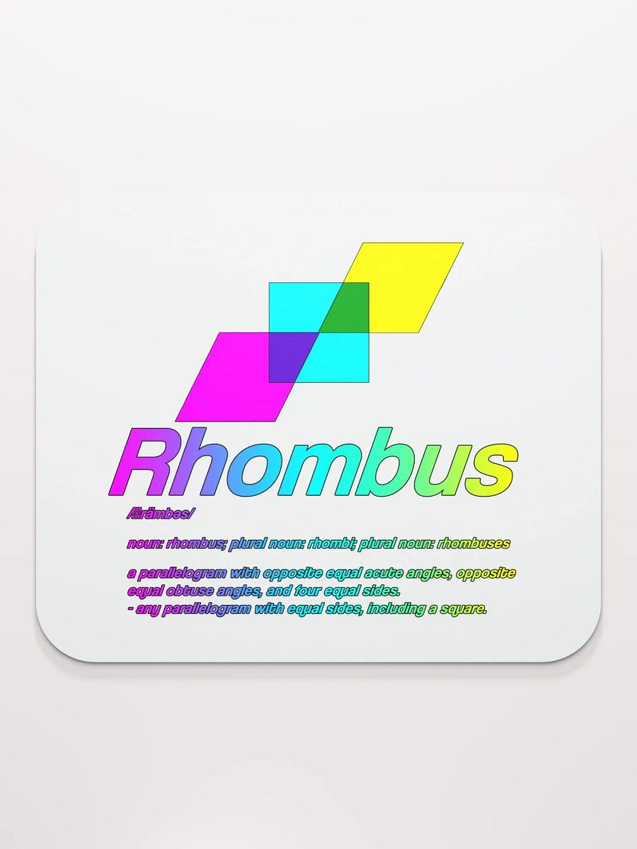Rhombus Mouse Pad product image (2)