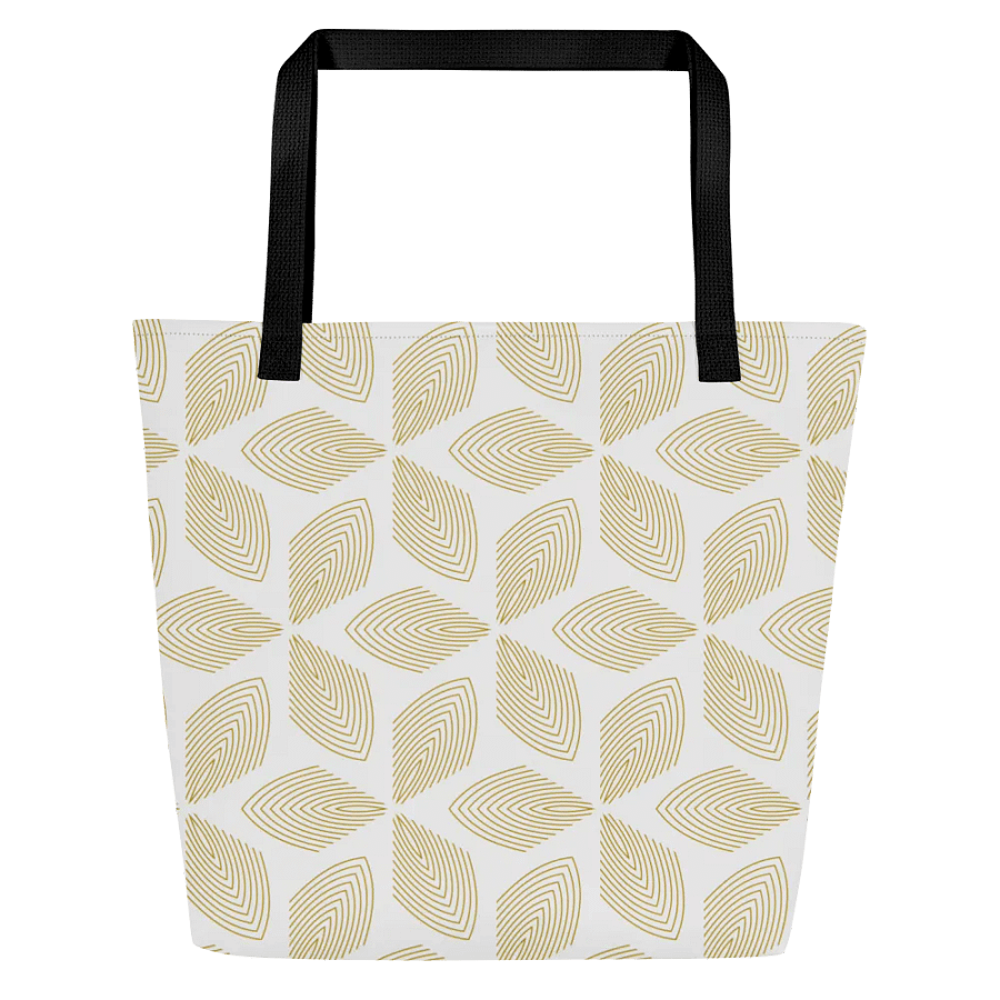 Golden Leaf Luxe – Premium Canvas Tote Bag product image (3)