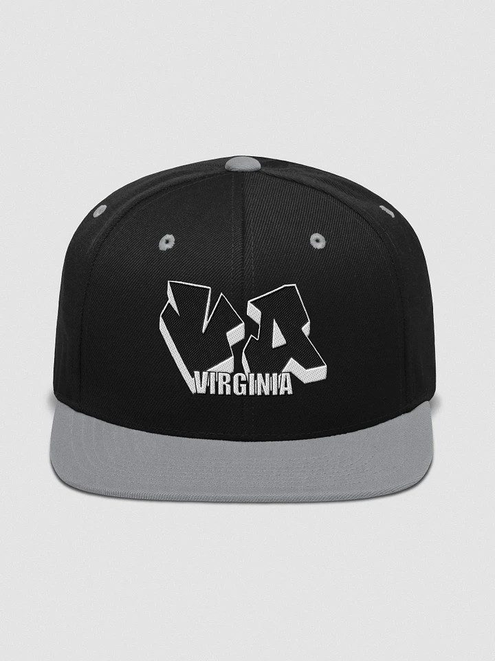 VIRGINIA, VA, Graffiti, Yupoong Wool Blend Snapback Hat product image (1)