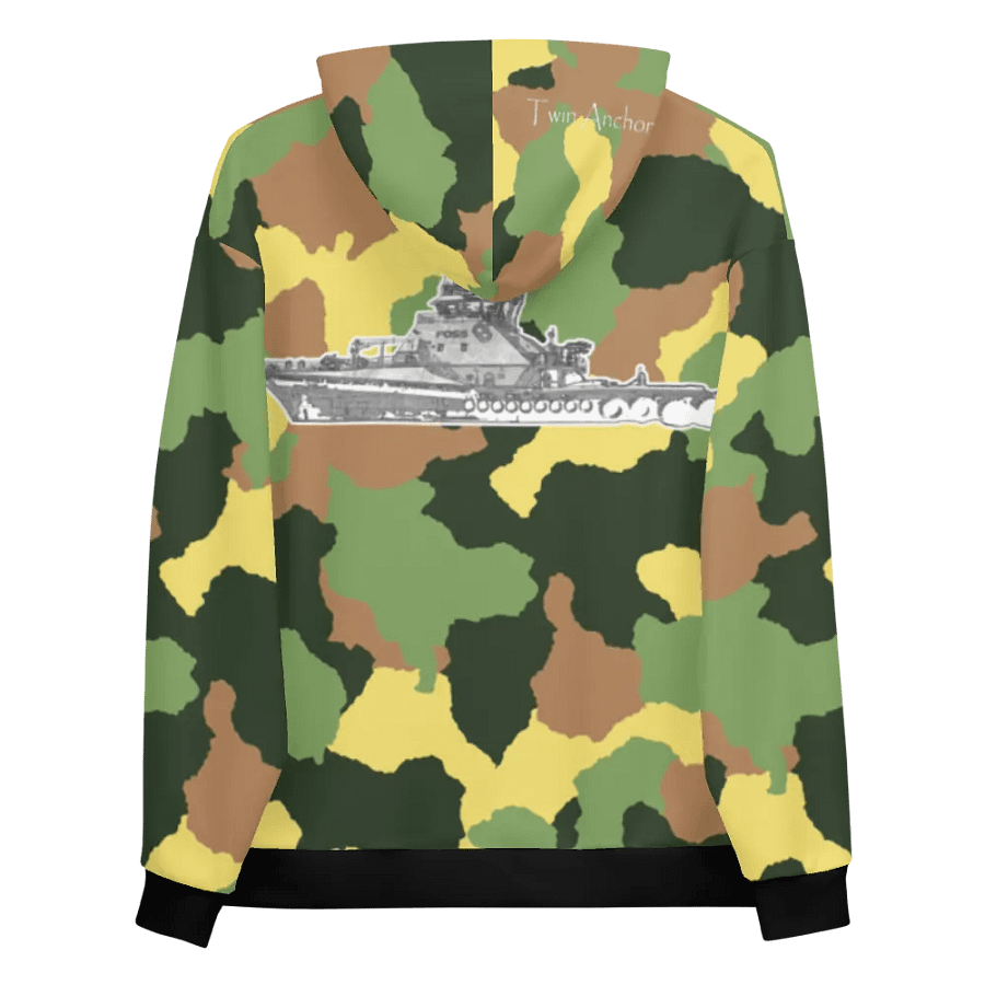 Green Camouflage Foss tug Sketch Hoodie product image (12)