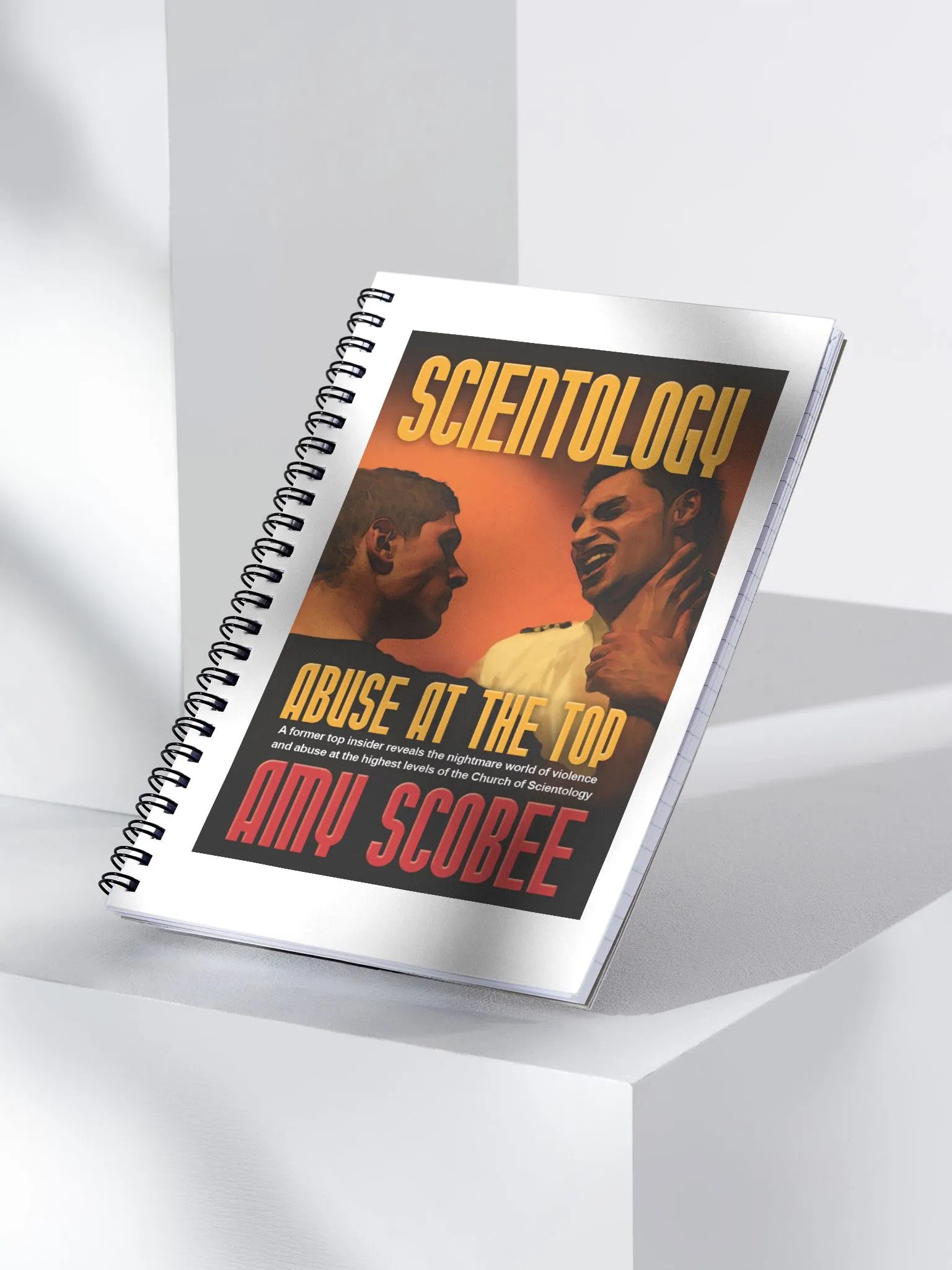 Scientology - Abuse at the Top book cover spiral Notepad product image (4)