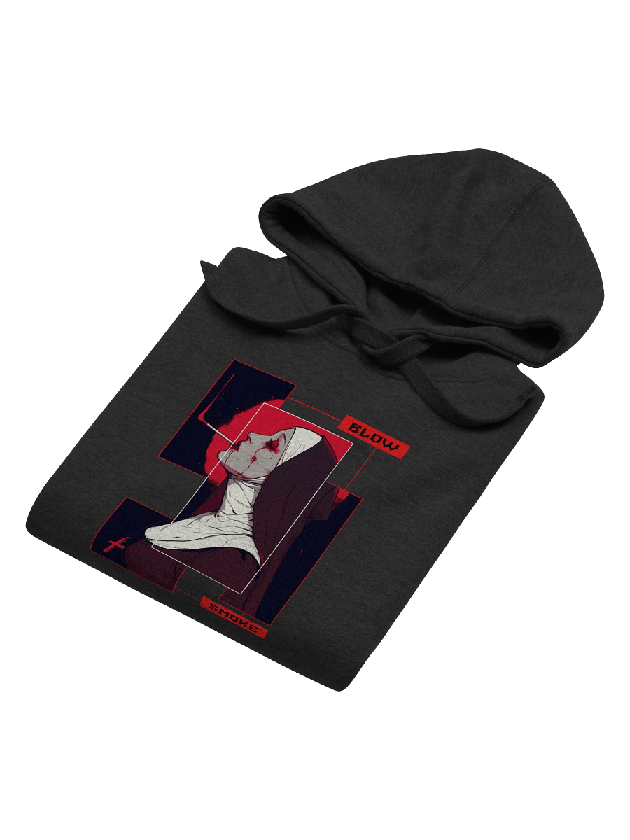 "Blow Smoke" Front Unisex Printed Hoodie product image (6)
