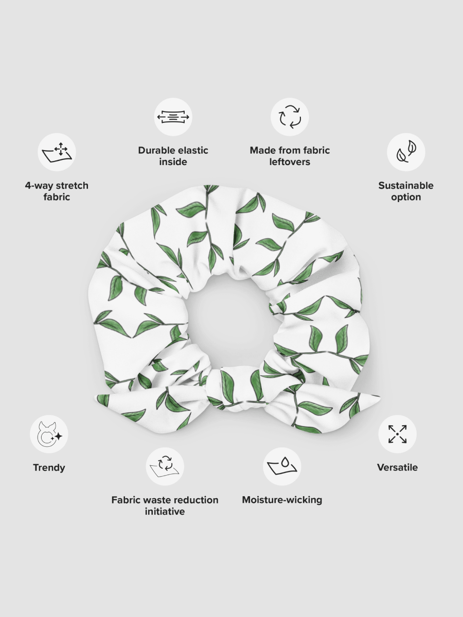 Tea Leaf Pattern Scrunchie product image (5)