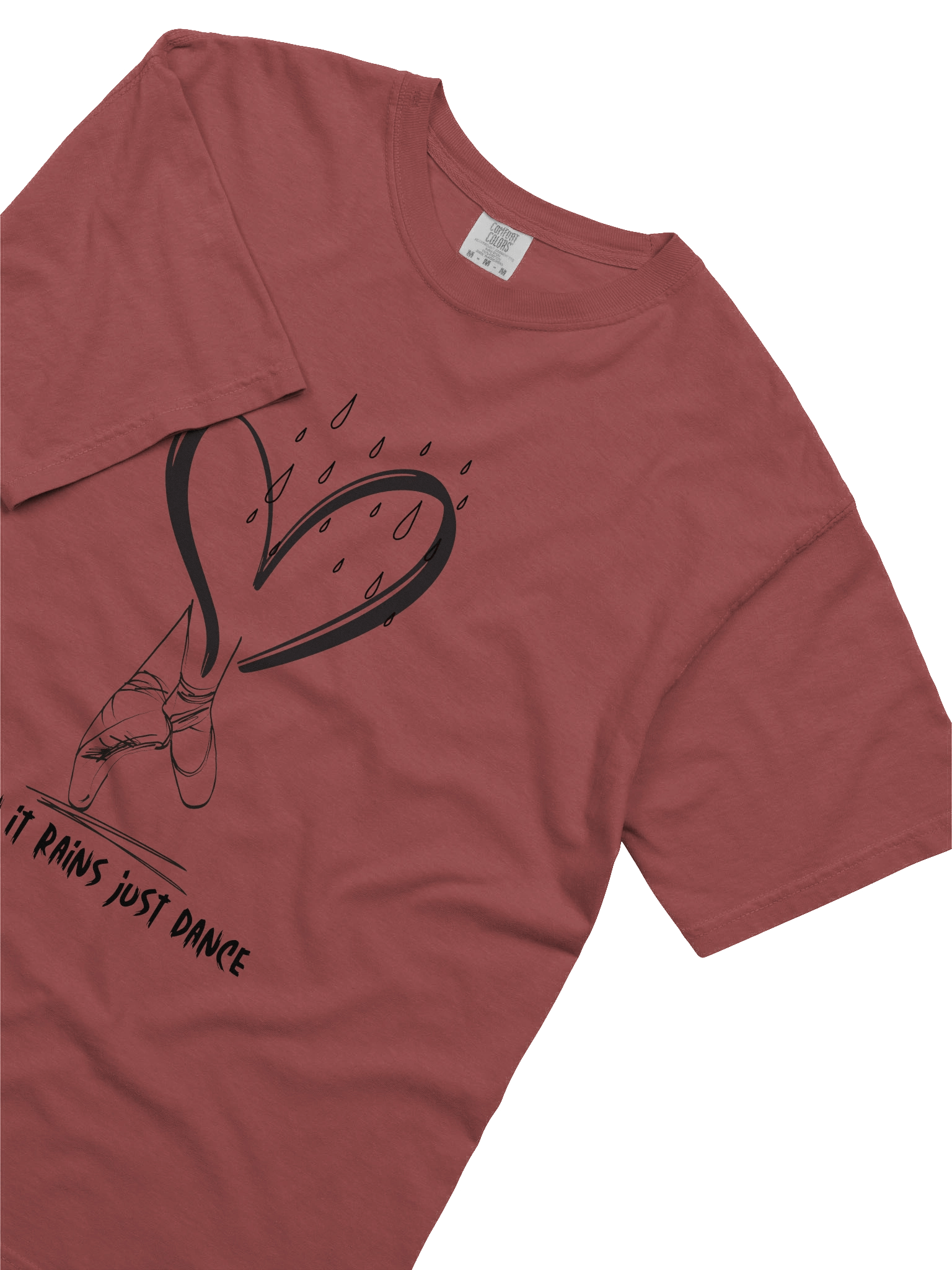 When It Rains, Just Dance Heavyweight T-Shirt product image (3)