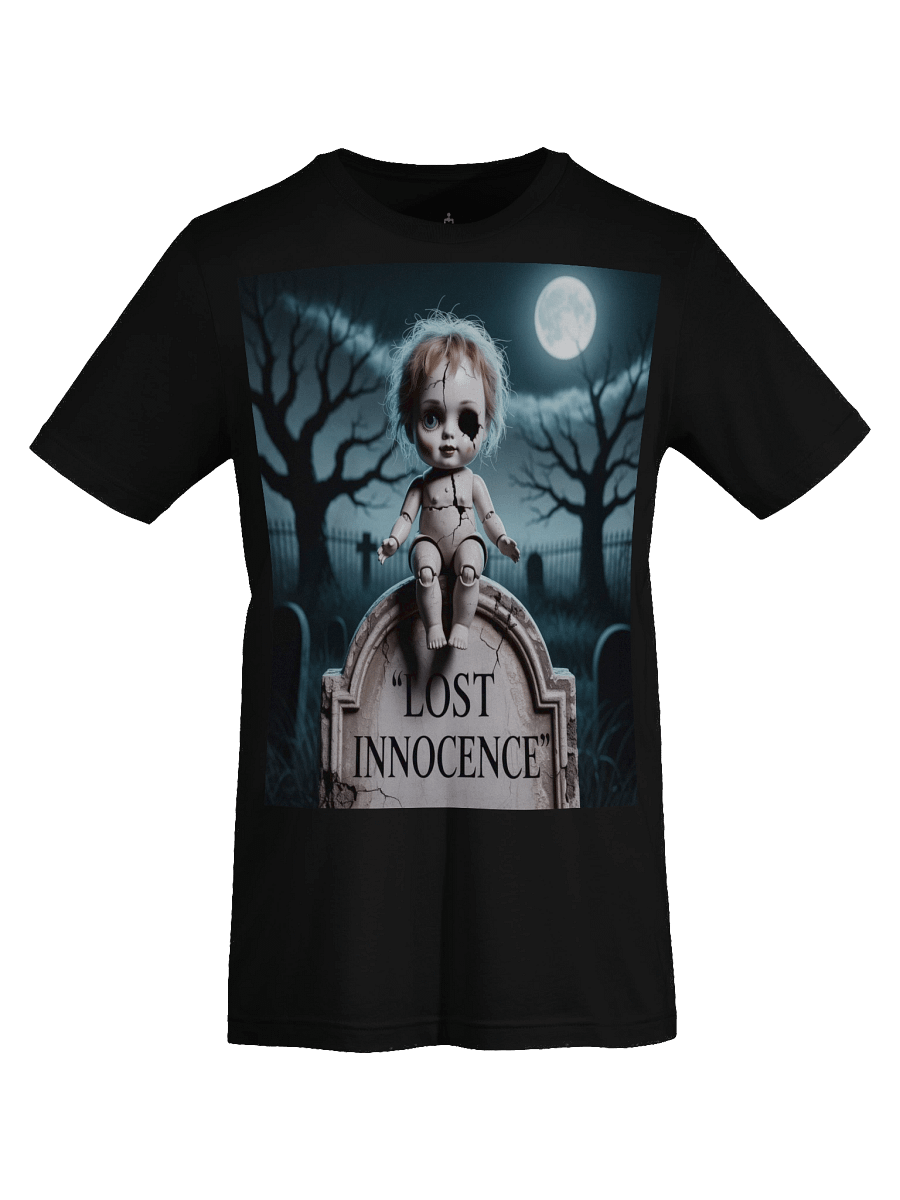 Lost Innocence Unisex Supersoft T-Shirt by Midnight Veil Designs - Gothic Black, Red & More product image (7)