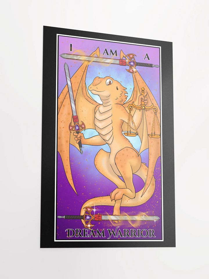 Day of the Dragon "Justice" Tarot Card Poster product image (2)