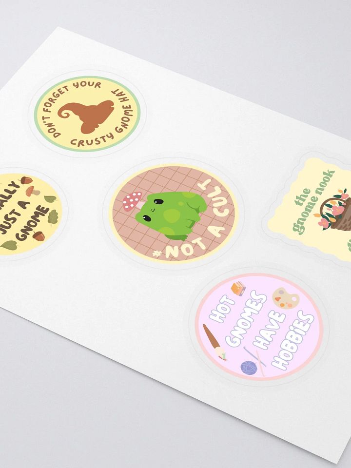 Gnome Nook Sticker Sheet product image (2)