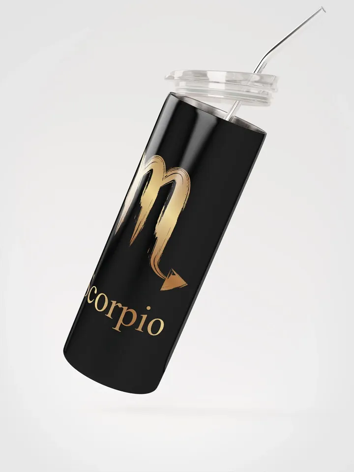 Elevate Every Sip with Our Luxurious Gold Scorpio Zodiac Stainless Steel Tumbler | Sustainable Elegance product image (2)
