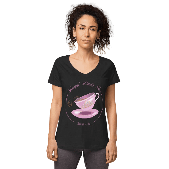 Royal Daily Tea V-Neck Tee Shirt product image (1)