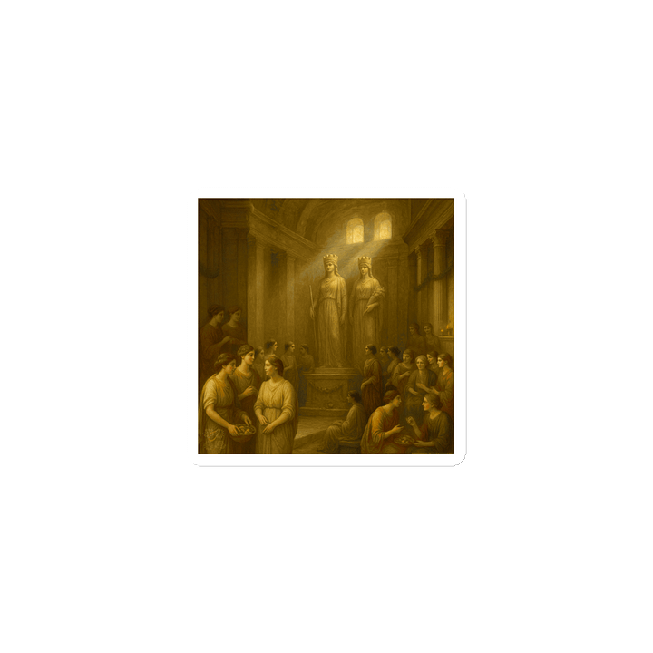 Temple of Fortuna Muliebris Vinyl Magnet product image (1)