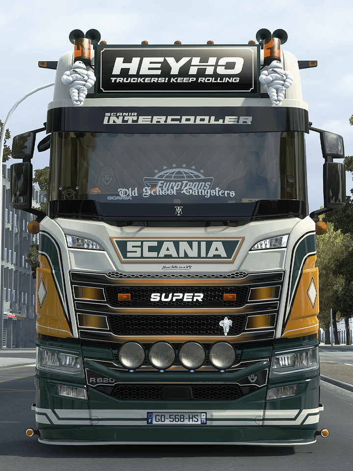 ETS2 TM Scania PGRS (SCS & Eugene) + FREE Trailers - Multicolor Skin Pack (Paintjob only) product image (1)
