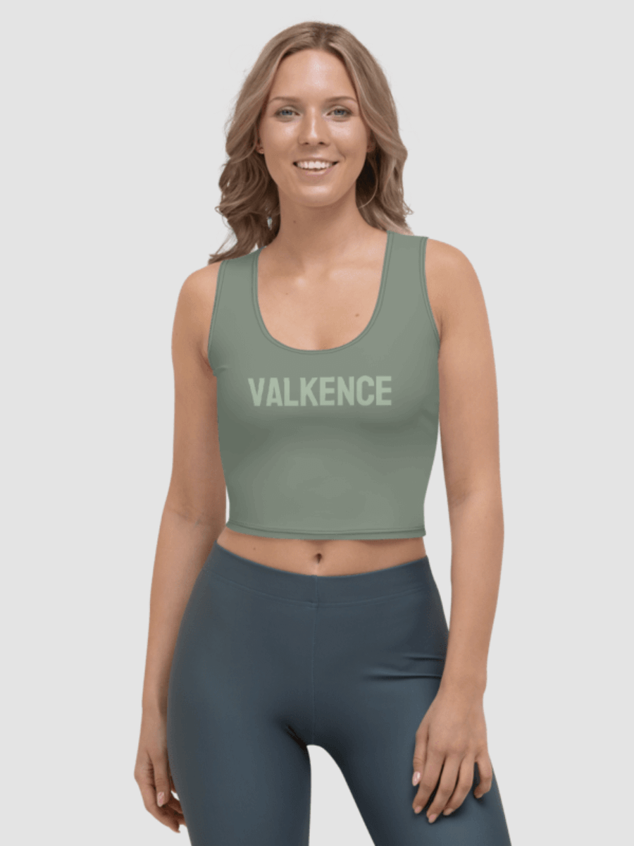 Signature Crop Top Tee - Sage Green product image (1)