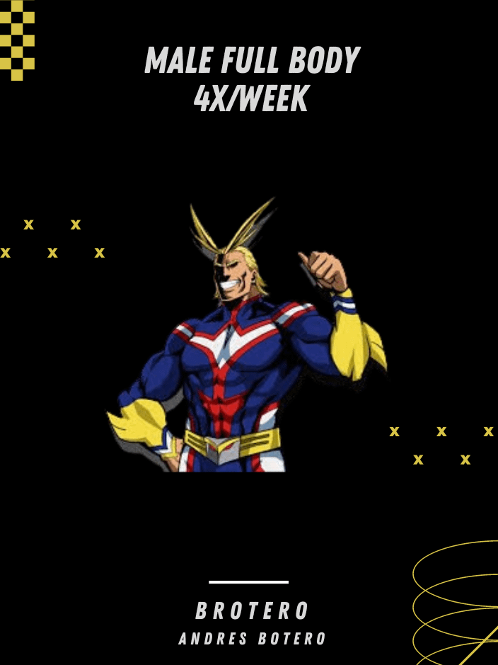 Male Full Body 4x/Week product image (1)