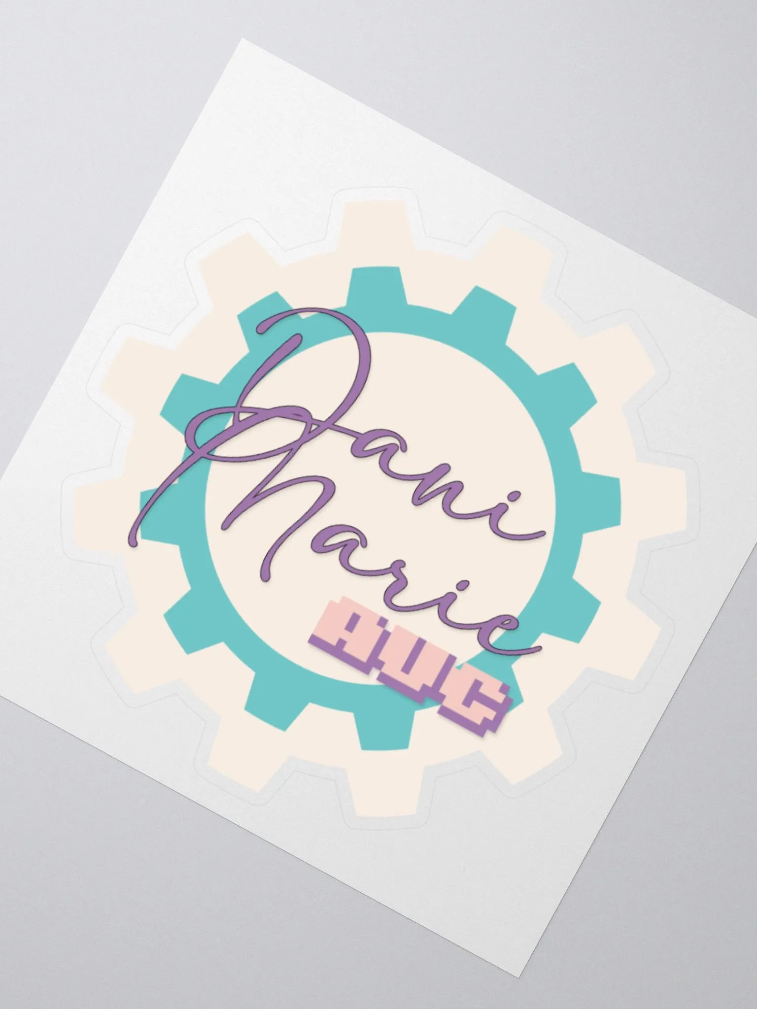 DaniMarieAUC Logo Cut Sticker product image (2)