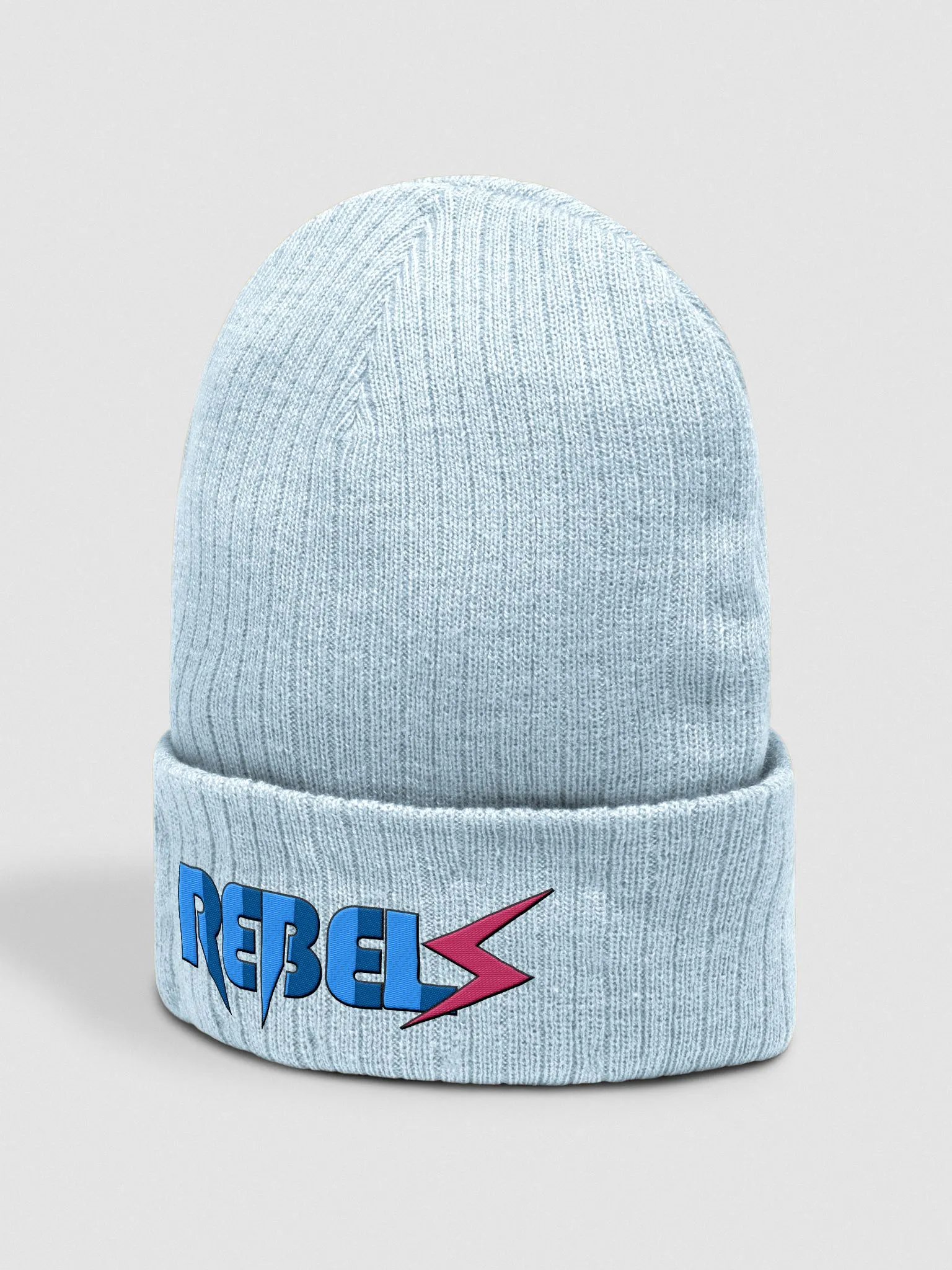 Beanie | Sky Blue w/ blue & pink product image (2)