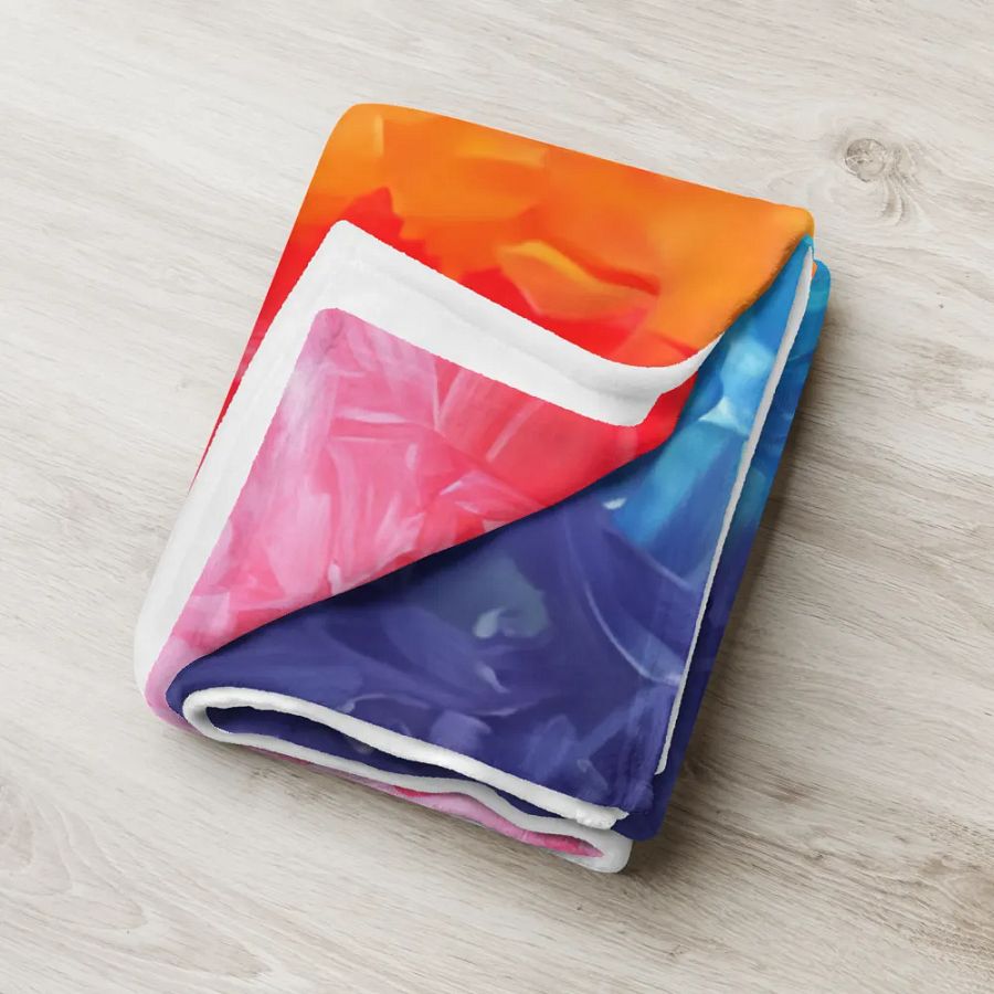 Retro Pride - 1978 Color Wash Design Throw Blanket product image (18)
