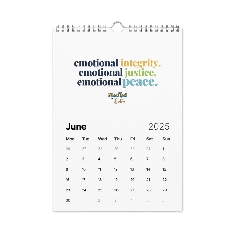 Official Planted By Calm | Calm Keepers Wall Calendar (Choose Start Day and Size) product image (9)