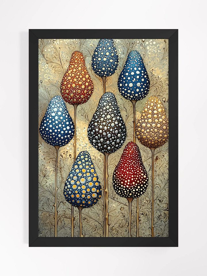 Celestial Pods: Dreamy Poster of Mystical Forest Fruits product image (1)