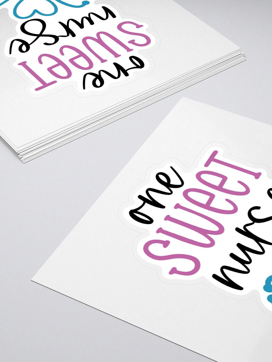 One Sweet Nurse Sticker product image (11)