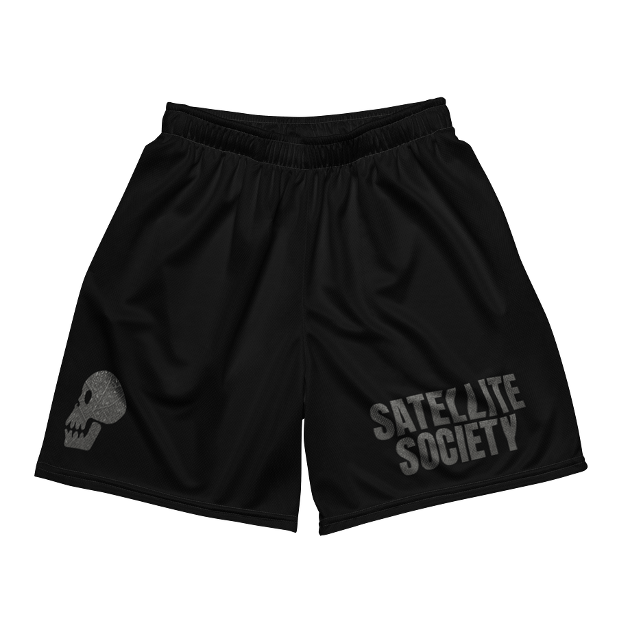 SATELLITE SOCIETY Skull Mesh Shorts product image (2)