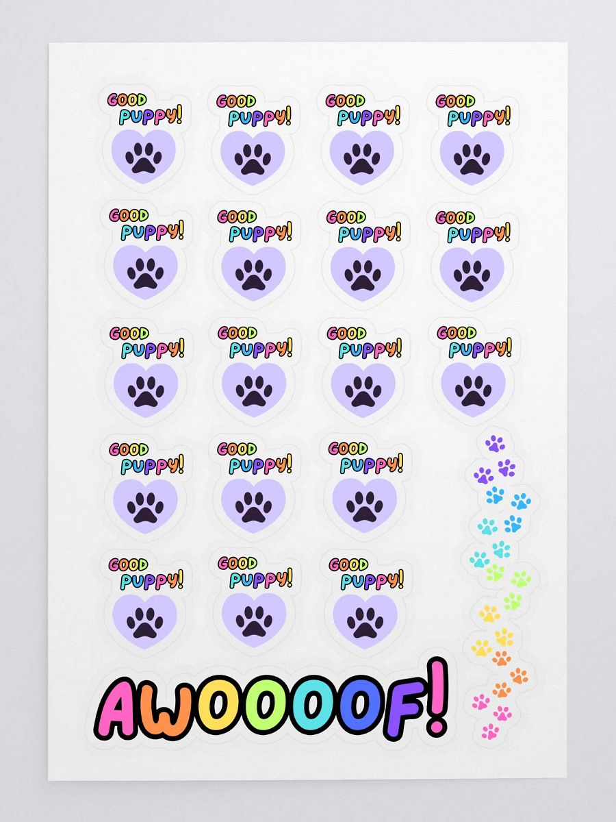 20 Good Puppy Stickers Reward Sheet! product image (3)