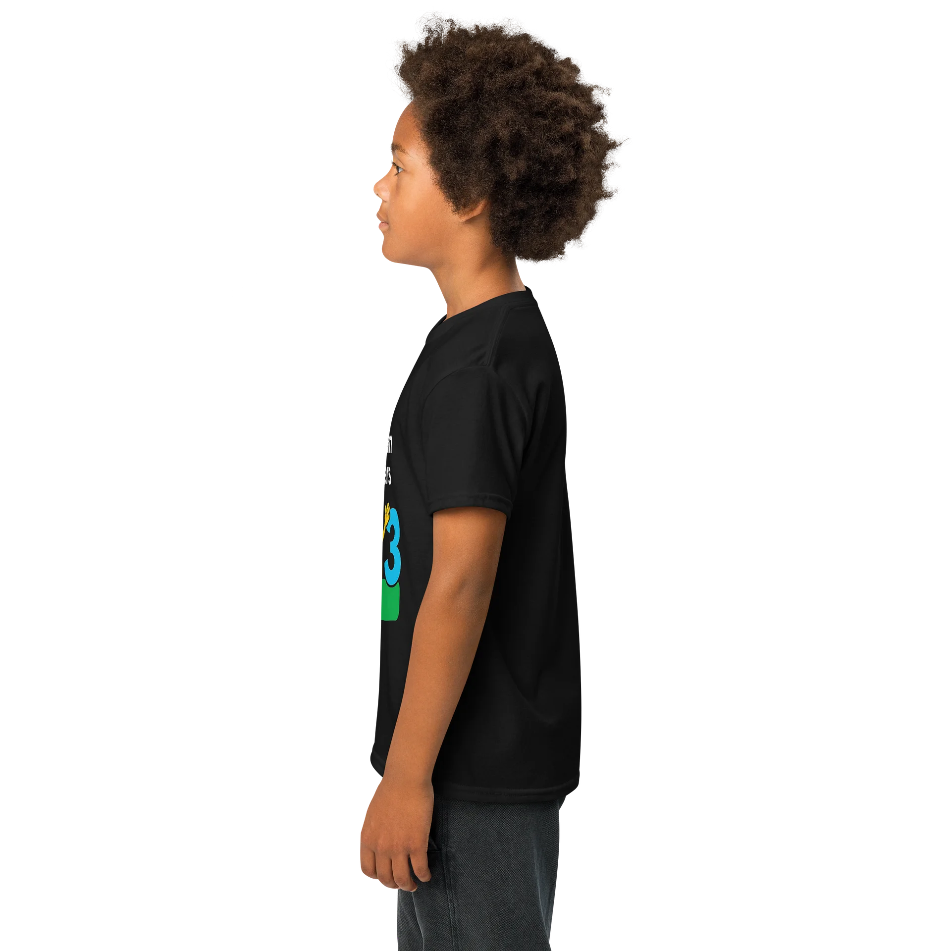 Smiling Numbers Kids Sports Tee product image (2)