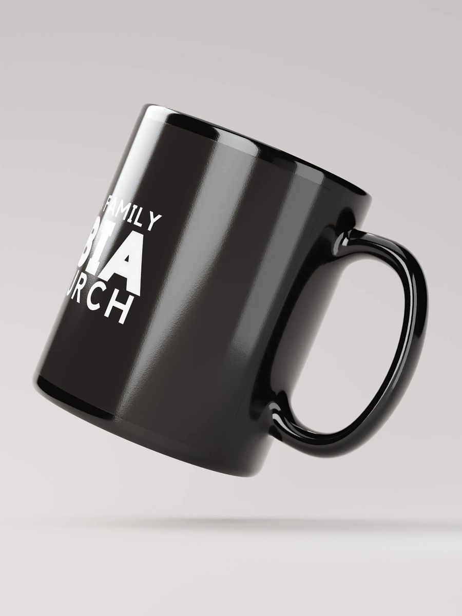 A Place for Faith & Family Black Mug product image (4)