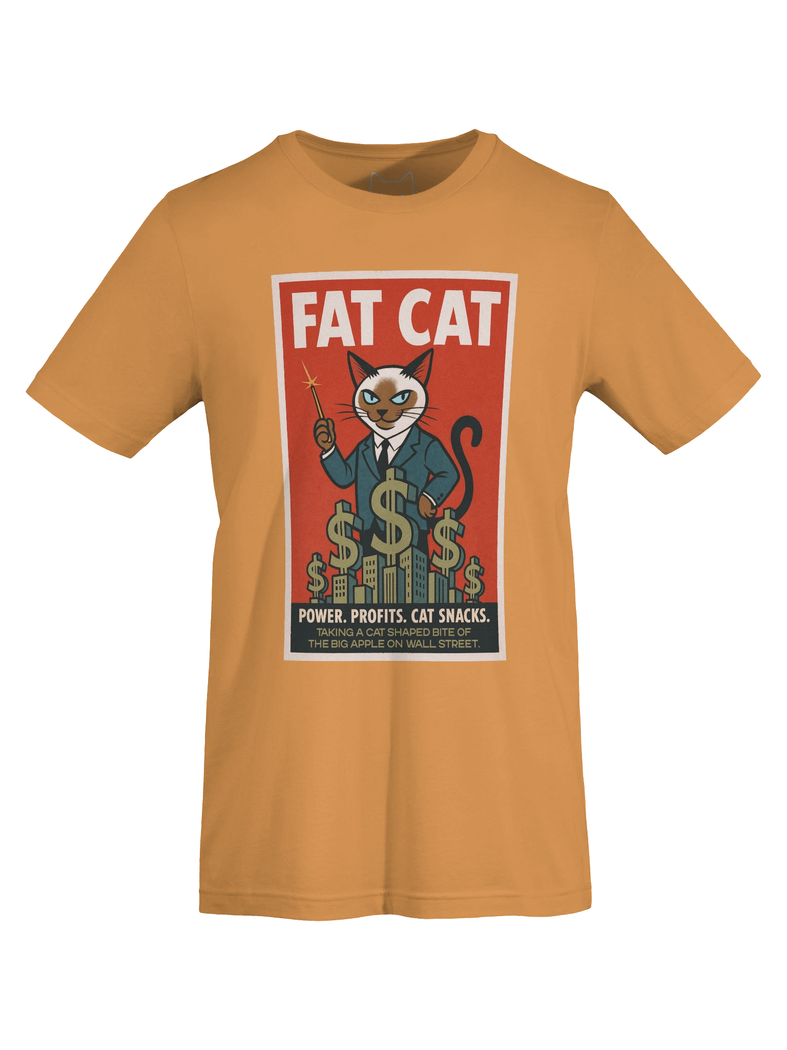 Fat Cat Siamese Cat of Wall Street Unisex T-Shirt product image (103)