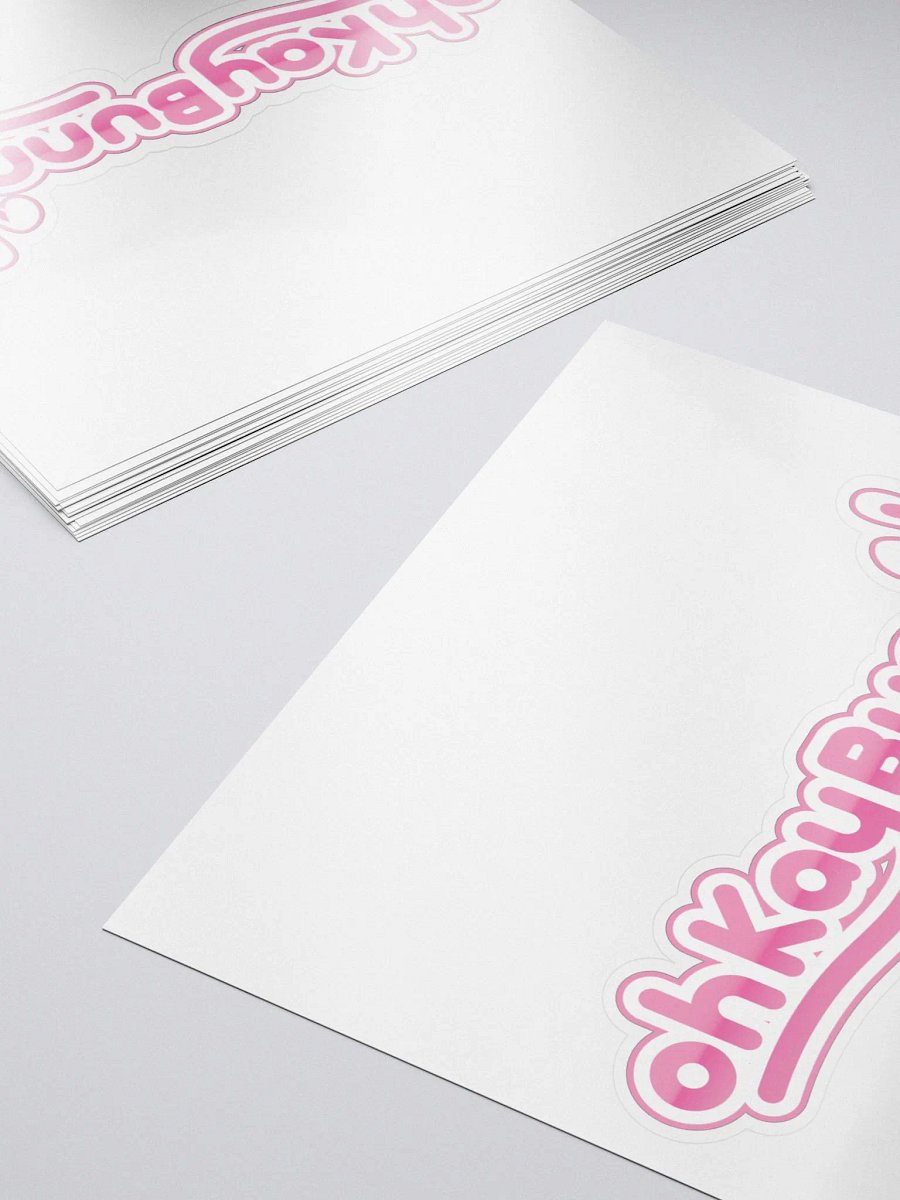 ohKayBunny Logo Sticker product image (5)