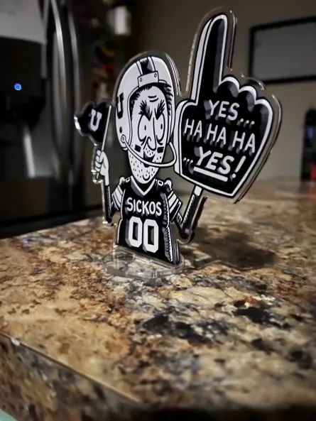 (Limited Stock) The Sickos Committee Beveled #1 Fan Football Acrylic Stand product image (4)