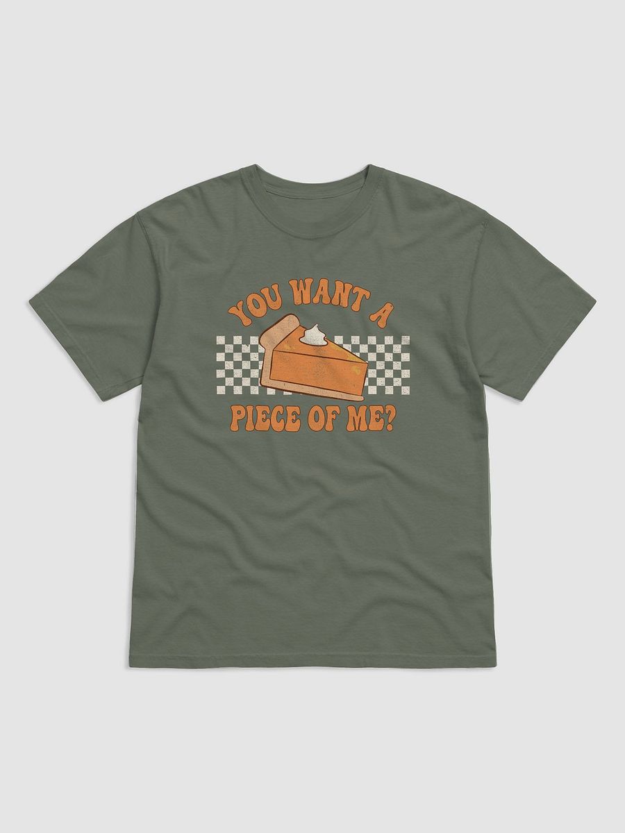 You Want a Piece of Me Pumpkin Pie Checkerboard T-Shirt | Funny Fall and Halloween T-Shirt product image (13)