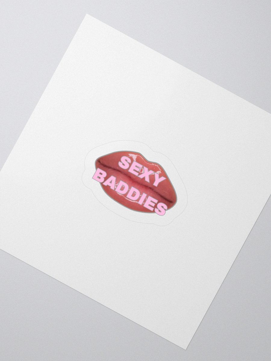 Glossy SexyBaddies Lips Kiss Cut Stickers product image (8)
