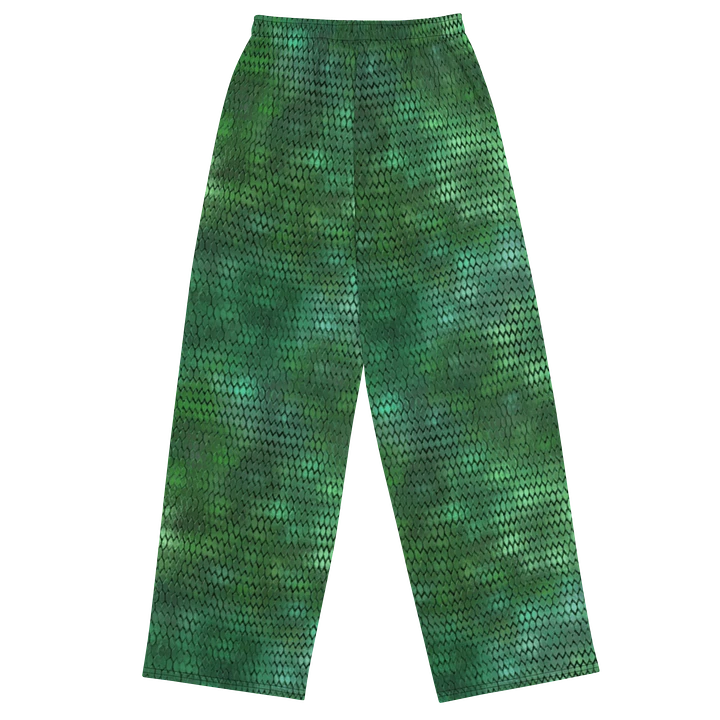 Green Dragon Scales Wideleg Pants product image (1)
